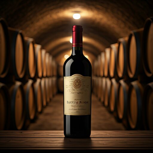 A bottle of Reserve Malbec red wine